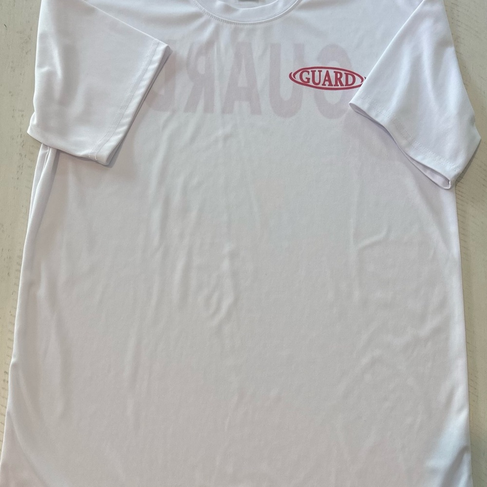 Authentic Professional Lifeguard White Men's Short Sleeve Tee, Size Men’s Small